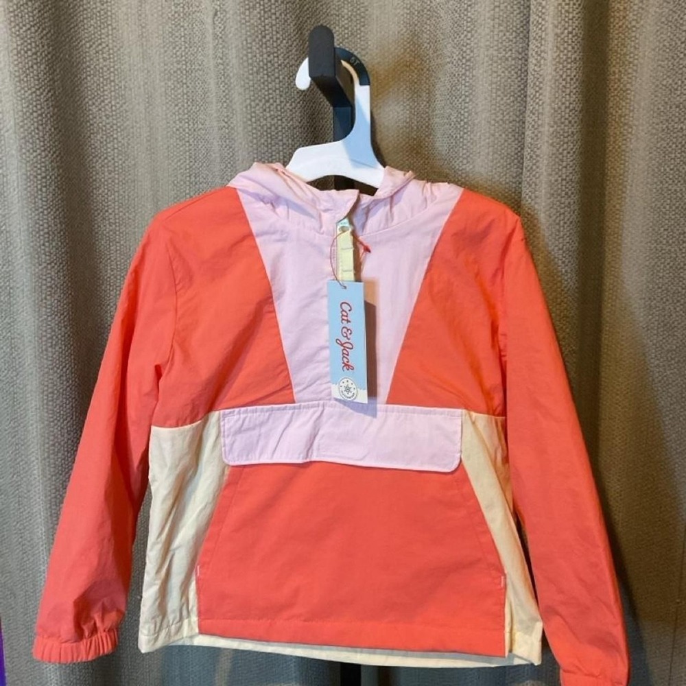 Cat-jack Ķid's Pink and Orange Jacket 5T
